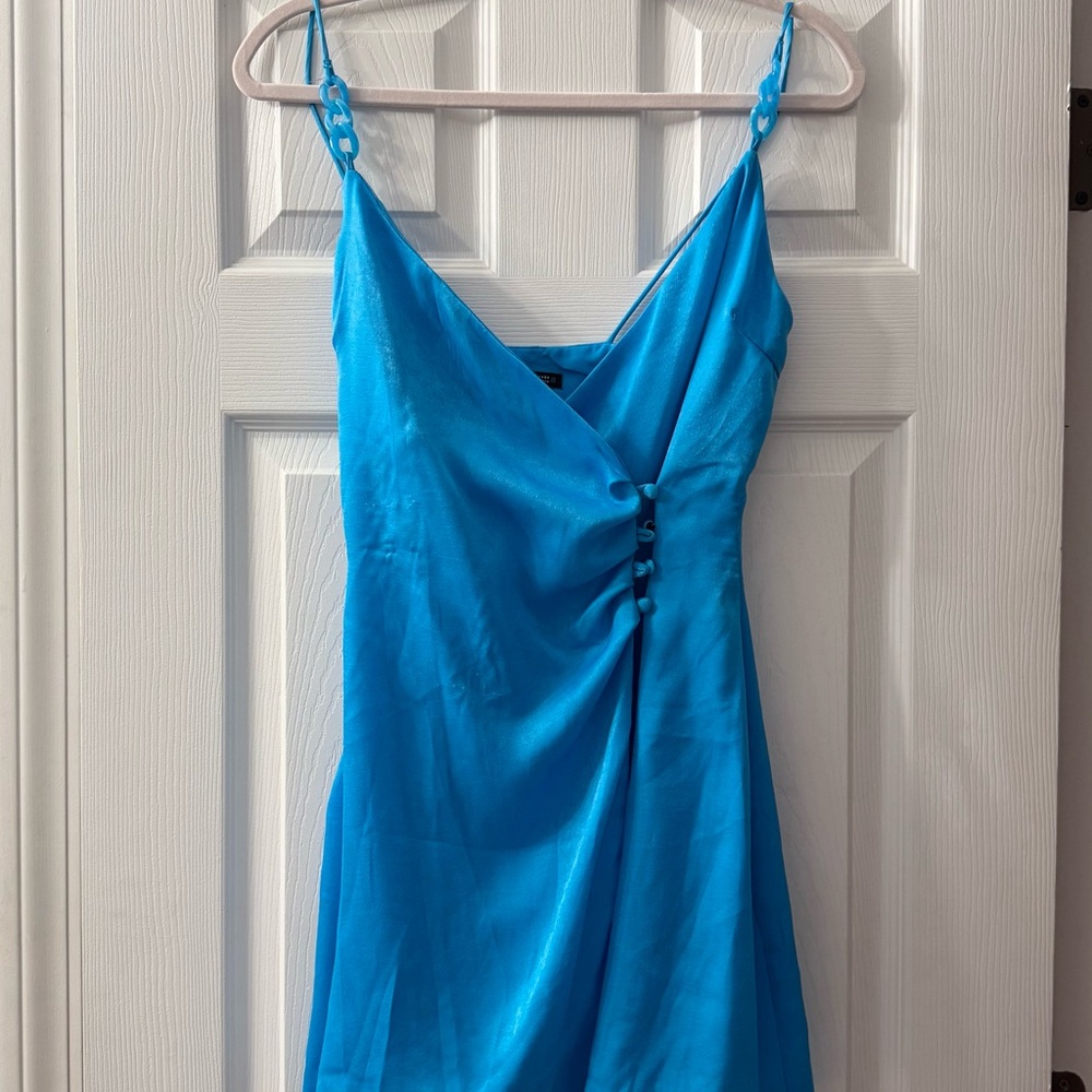 Elegant Blue Women's Dress Zara